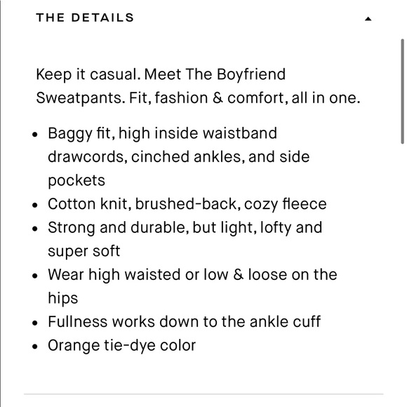 Good American Boyfriend Sweatpant - Picture 4 of 8